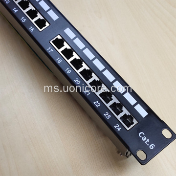 Panel Tampalan STP 24 Port CAT6 Panel dinding